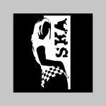SKA Girl detská čierna mikina s kapucou a klokankovým vreckom vpredu, Patenty na koncoch rukávov a naspodu mikiny, materiál: 80%bavlna 20%polyester, značka Fruit of The Loom